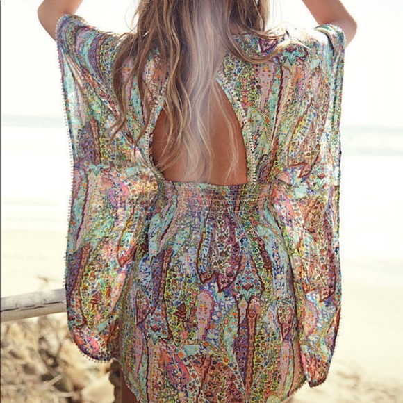 Victoria's Secret Other - VICTORIA'S SECRET PAISLEY BOHO BEACH COVERUP LARGE